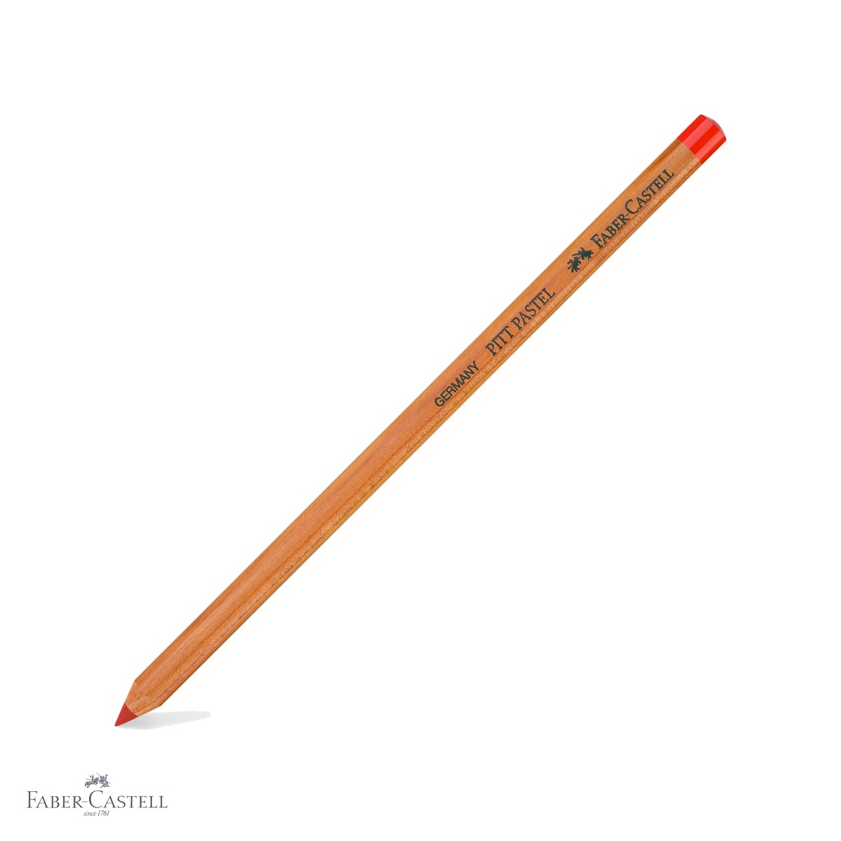 Creioane pastel uleioase - Creion pastel uleios Faber-Castell Pitt, rosu Pompei, pentru detalii fine si contururi artistice