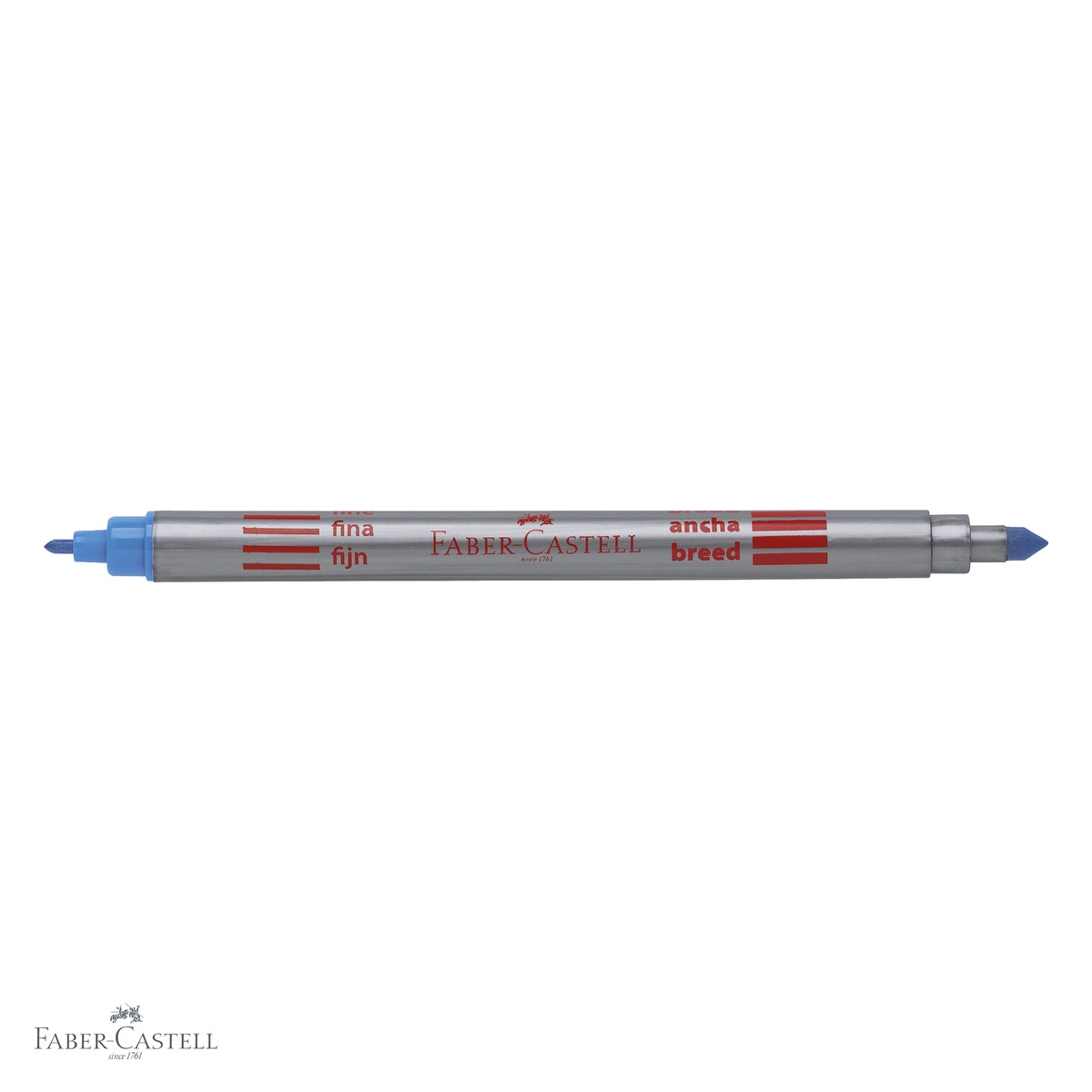 Set 10 carioci cu 2 capete Faber-Castell, varf gros si subtire, culori intense pentru copii [3]