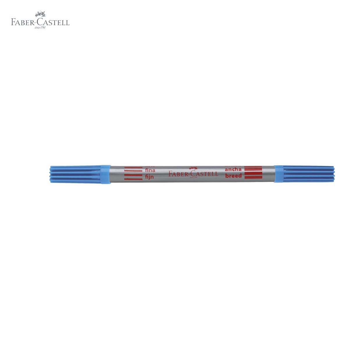 Set 10 carioci cu 2 capete Faber-Castell, varf gros si subtire, culori intense pentru copii [4]