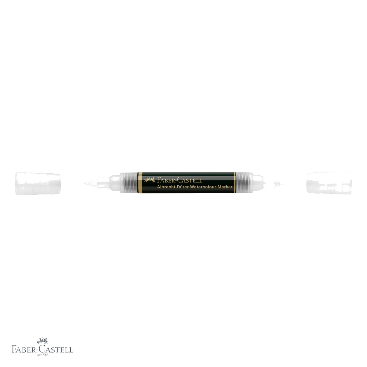 Blender marker solubil Faber-Castell Albrecht Durer, varf pensula si fineliner, pentru estompare culori [3]