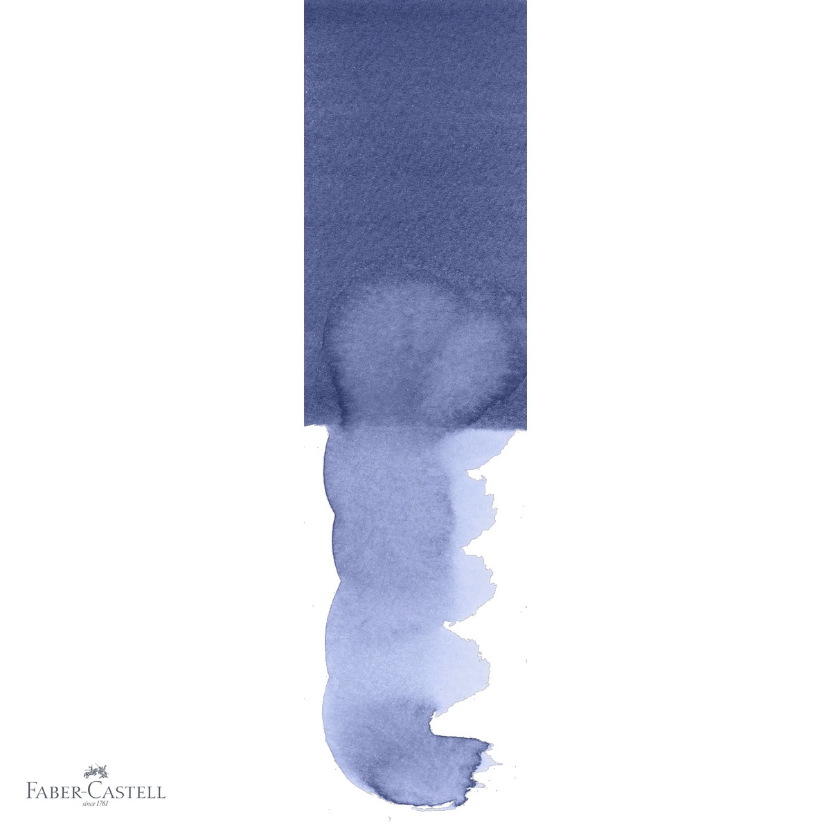 Marker solubil 2 capete Faber-Castell Goldfaber, varf pensula si varf fin 0.4 mm, albastru indian 247 [3]