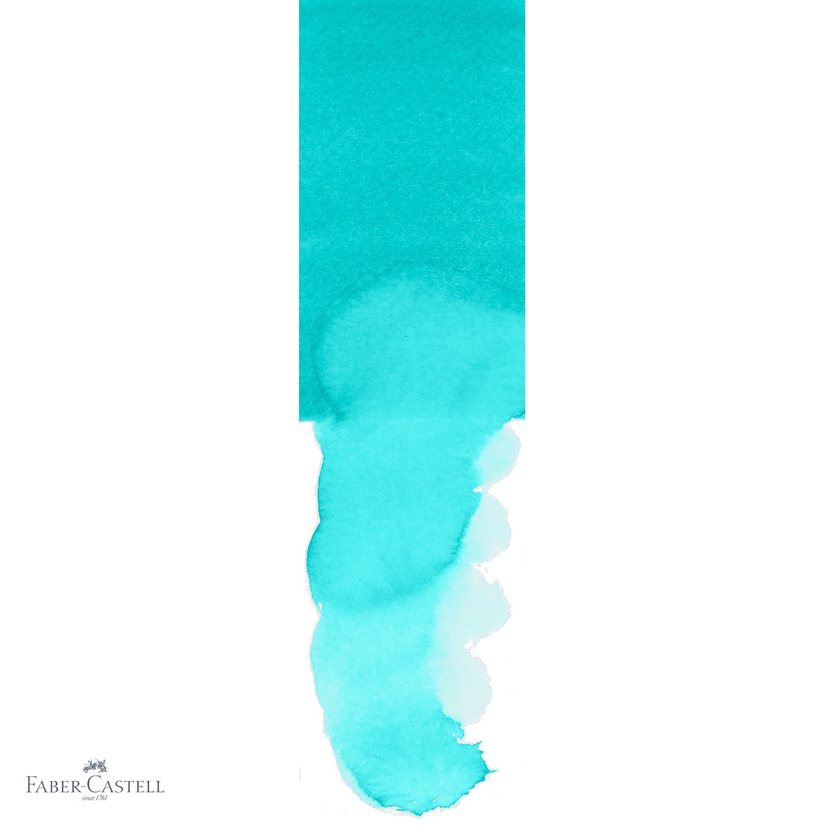 Marker solubil cu doua capete Faber-Castell Gold Faber, varf pensula si varf fin 0.4 mm, verde cobalt deschis 356, pentru desen si ilustratie [3]