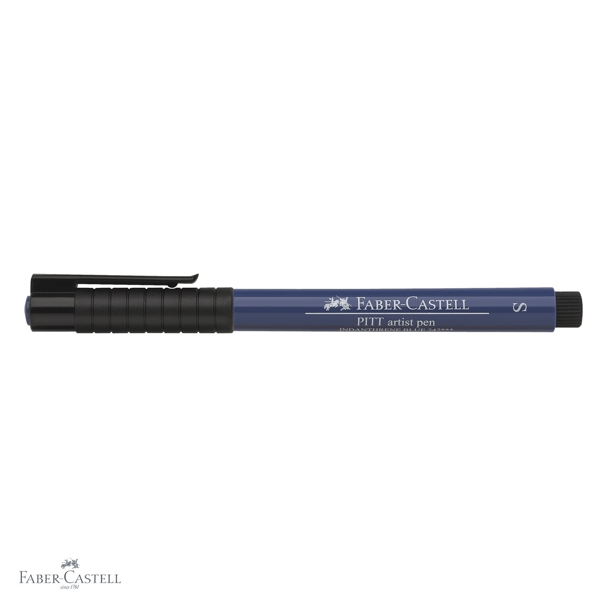 Liner Faber-Castell Pitt Artist Pen, varf S 0.3 mm, cerneala albastra indiana rezistenta la apa, pentru schite si desen artistic [3]