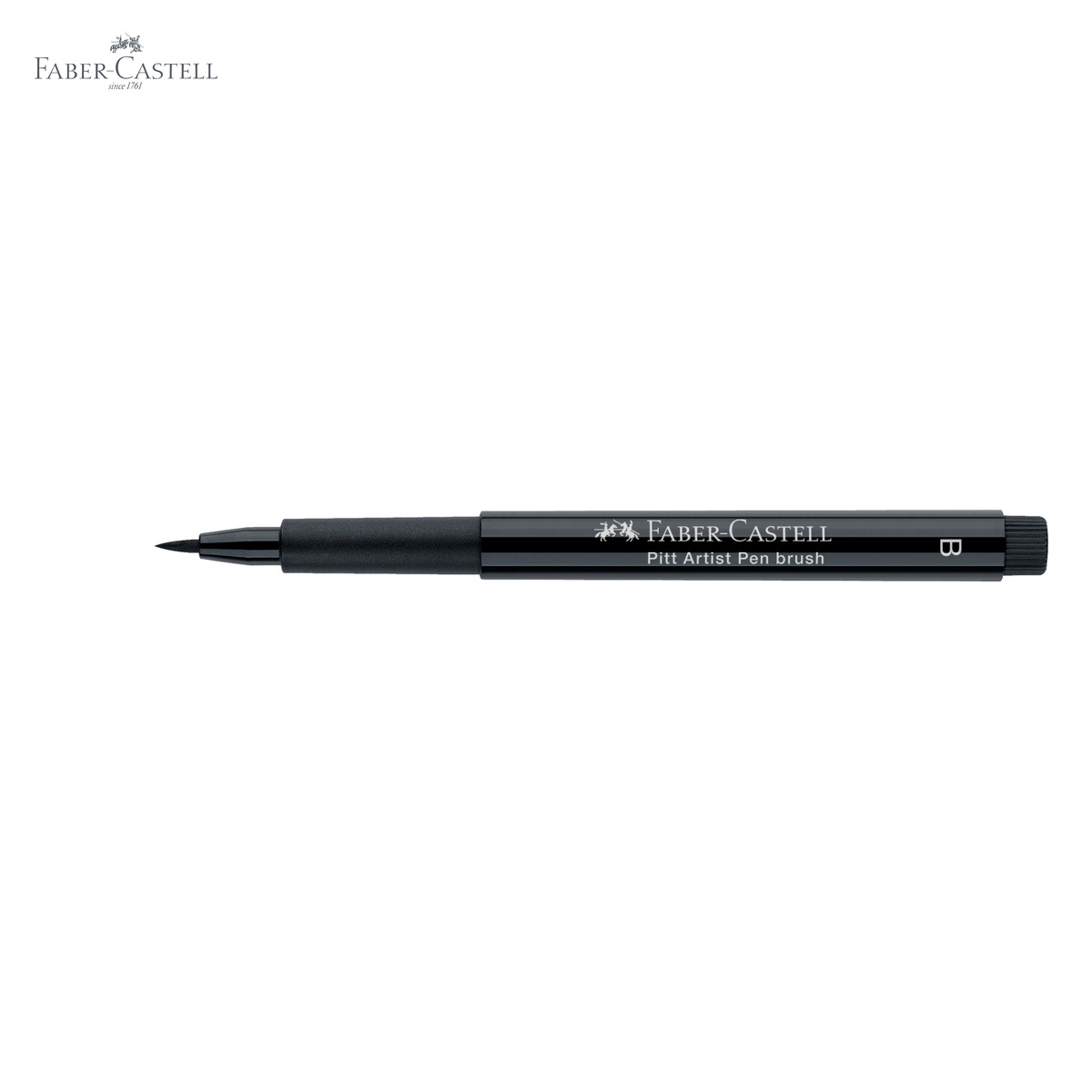 Marker cu pensula Faber-Castell Pitt Artist Pen, cerneala pigmentata negru, pentru schite si ilustratii [4]