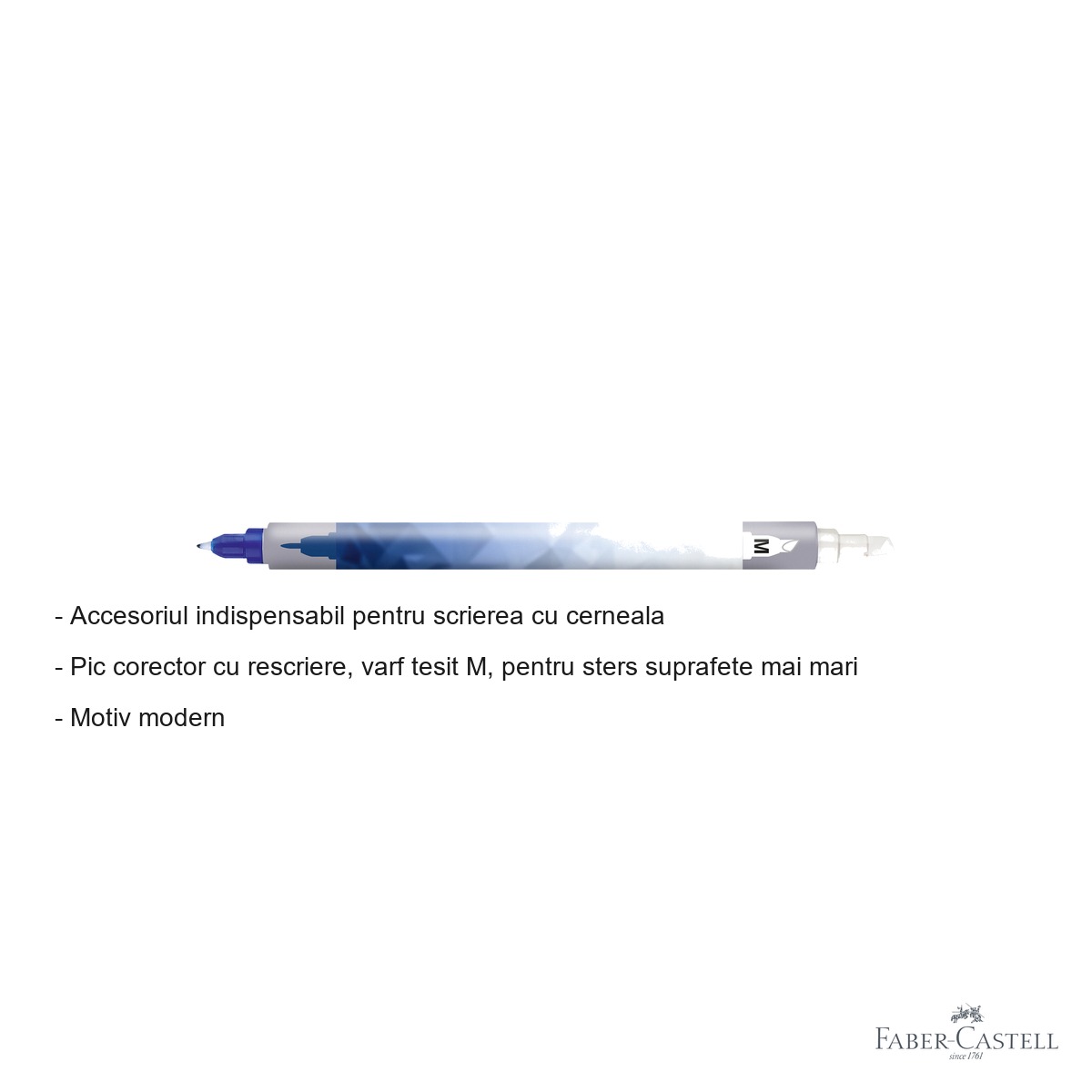 Pic cu rescriere varf tesit M Faber-Castell Scribolino, pentru suprafete mai mari [1]
