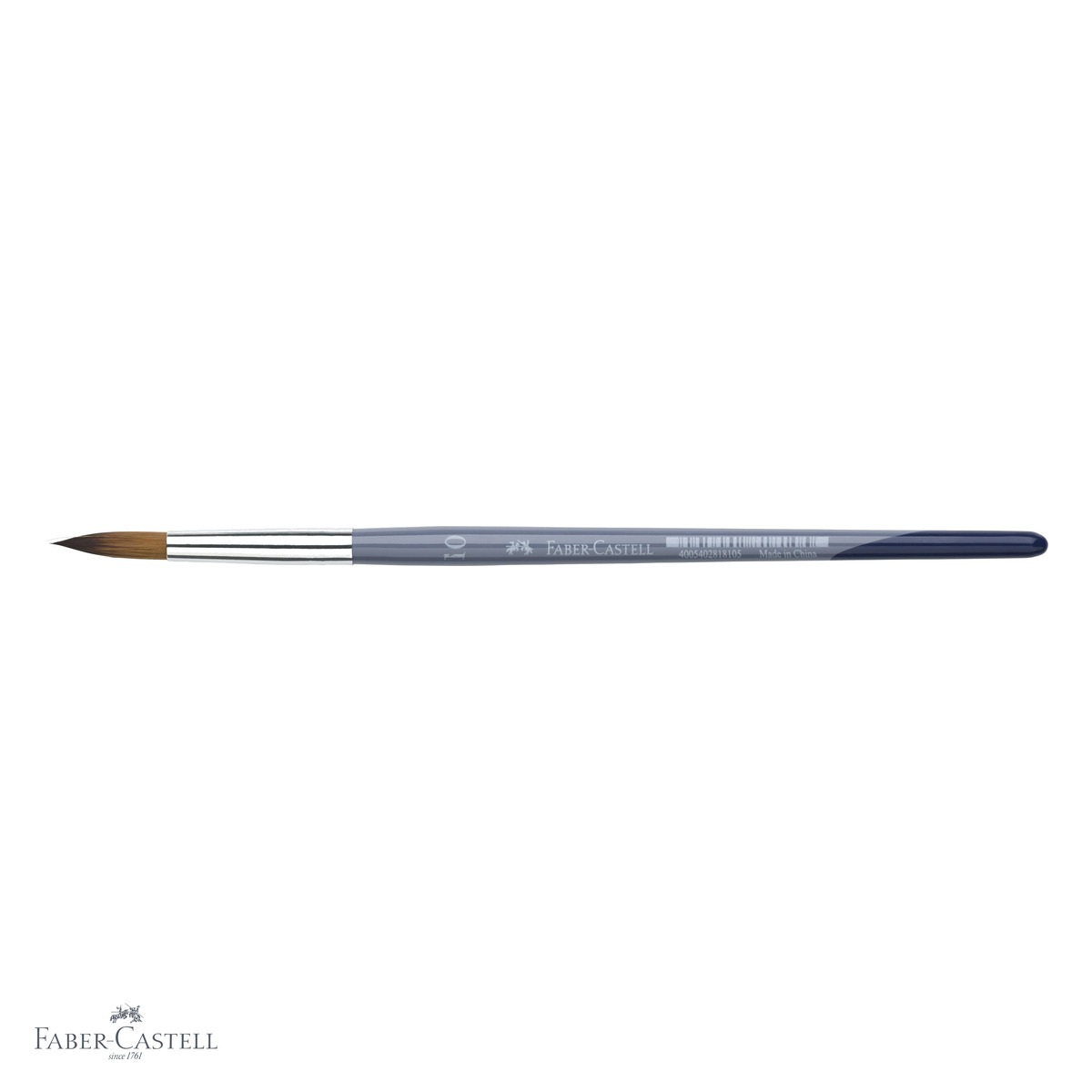 Pensula Faber-Castell Creative Studio, varf rotund nr. 10, par sintetic moale, pentru desen si pictura [3]