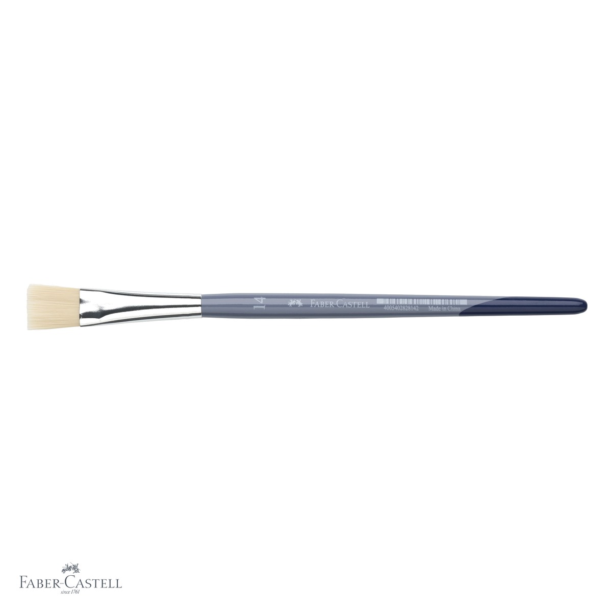 Pensula varf tesit nr. 14 Faber-Castell Creative Studio, par sintetic moale, pentru acuarela si culori solubile in apa [3]