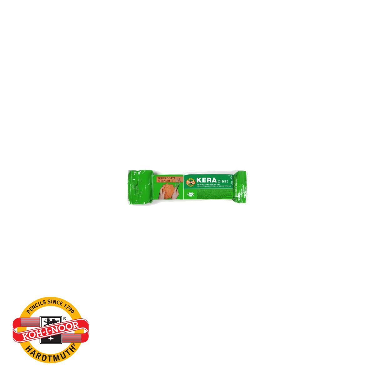 Plastilina si materiale de modelaj - Pasta de modelaj cu intarire la aer Koh-I-Noor, teracota, 300g, pentru modelare si decorare