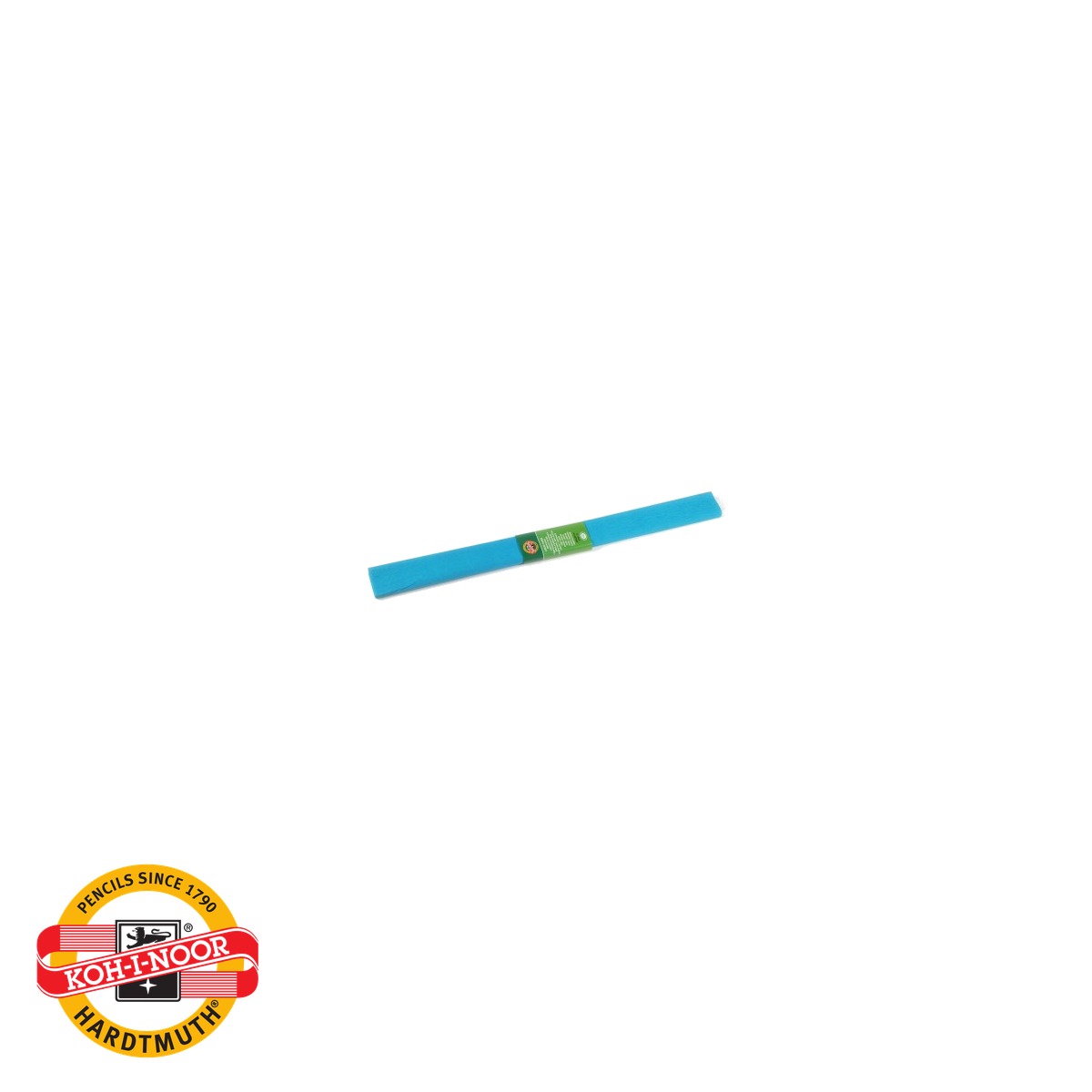 Hartie pentru craft - Hartie creponata Koh-I-Noor, albastru azur, 200 x 50 cm, pentru decoratiuni si activitati craft