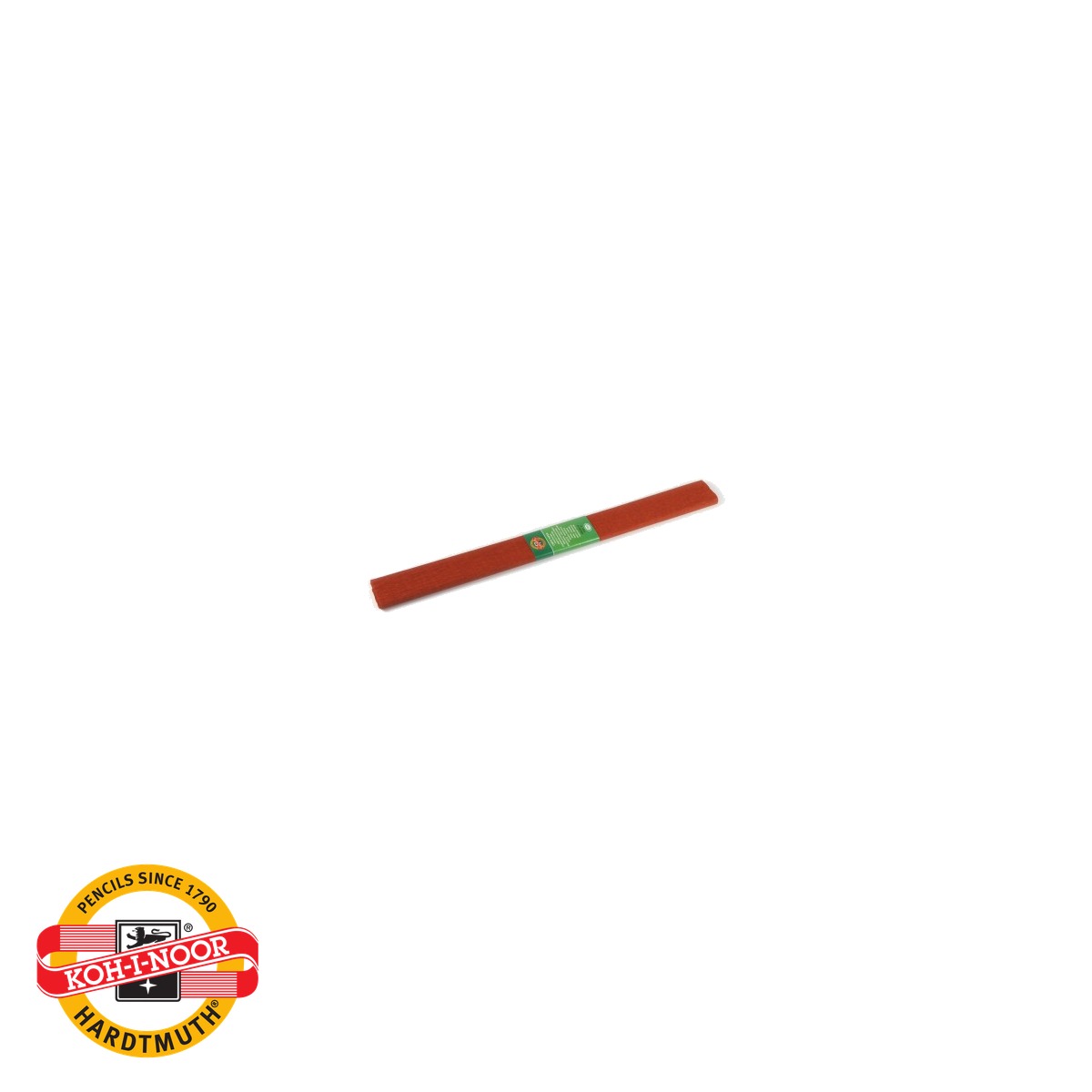 Hartie pentru craft - Hartie creponata caramizie Koh-I-Noor, 200 x 50 cm, pentru decoratiuni si activitati craft